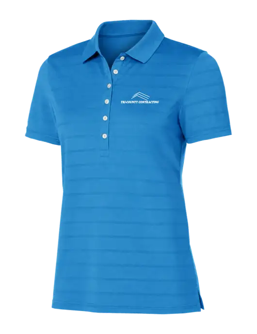 Callaway Womens Royal Blue Ventilated Polo w/Tri-County Logo
