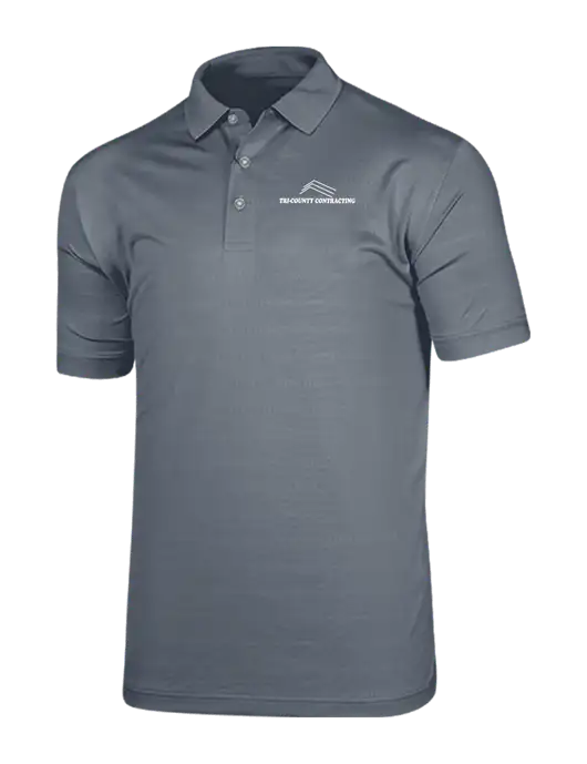 Callaway Vibrant Light Grey Ventilated Polo w/Tri-County Logo