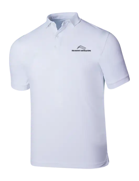 Callaway Ottoman Bright White Polo w/Tri-County Logo