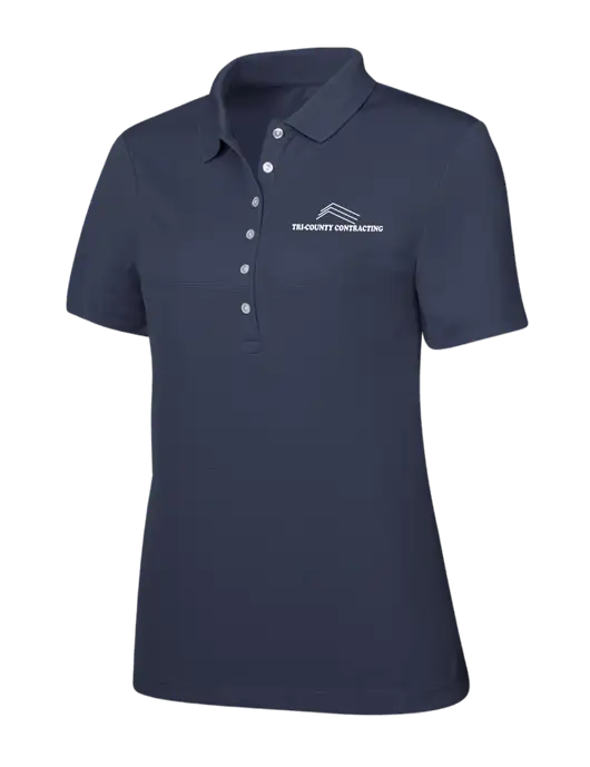 Callaway Womens Ottoman Navy Polo w/Tri-County Logo