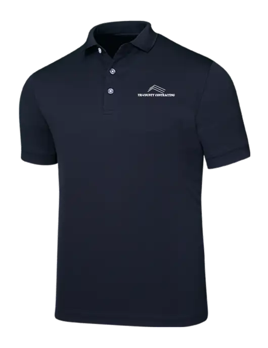 Callaway Ottoman Navy Polo w/Tri-County Logo