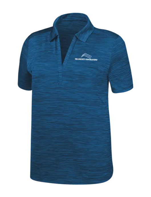 Callaway Womens Medium Slate Blue Broken Stripe w/Tri-County Logo