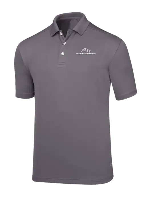 Callaway Core Medium Grey Performance Polo w/Tri-County Logo
