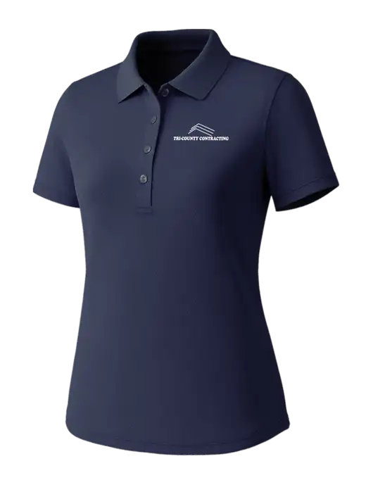 Callaway Womens Core Navy Performance Polo w/Tri-County Logo