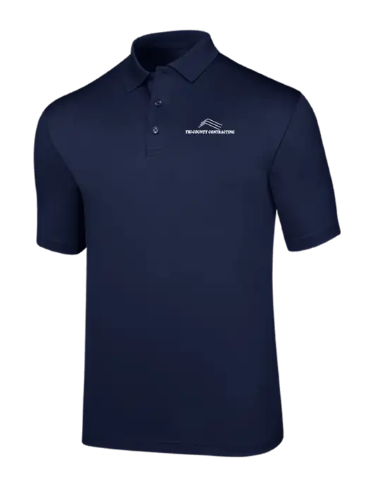 Callaway Opti-Dri Navy Chev Polo w/Tri-County Logo