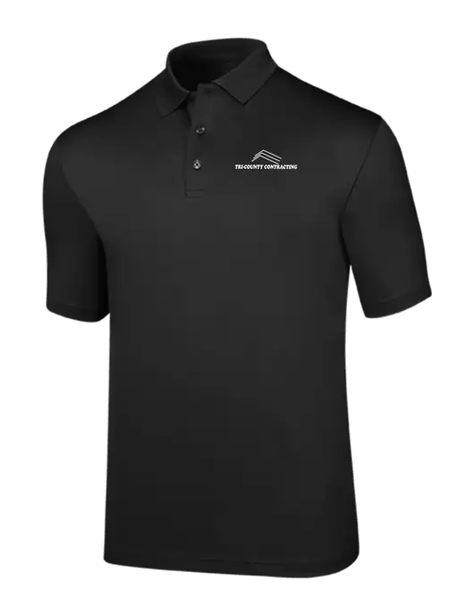 Callaway Opti-Dri Black Chev Polo w/Tri-County Logo