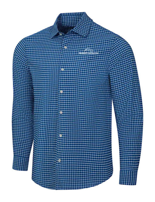 Navy/White City Stretch Shirt w/Tri-County Logo