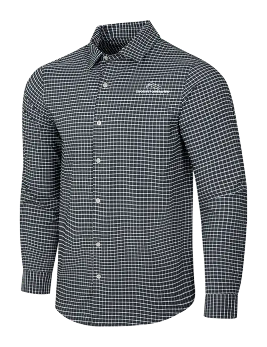 Dark Grey/White City Stretch Shirt w/Tri-County Logo