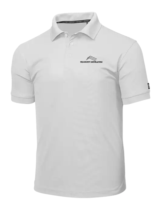 OGIO Bright White Caliber 2.0 Polo w/Tri-County Logo