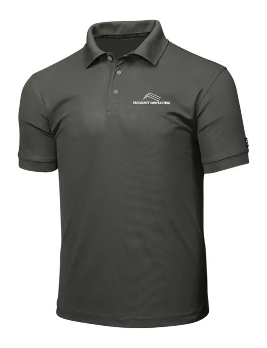 OGIO Medium Grey Caliber 2.0 Polo w/Tri-County Logo