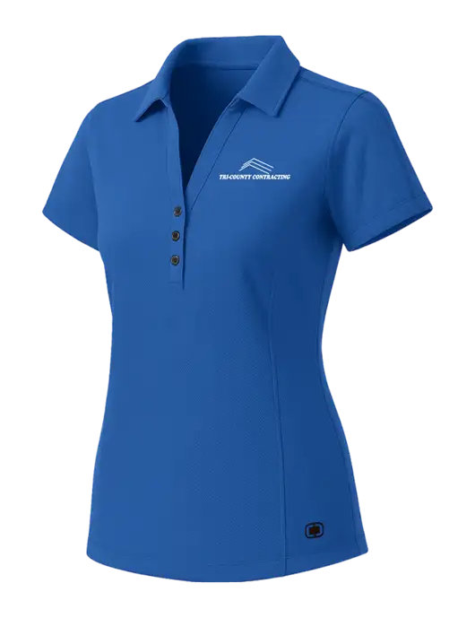 OGIO Womens Royal Blue ONYX Polo w/Tri-County Logo