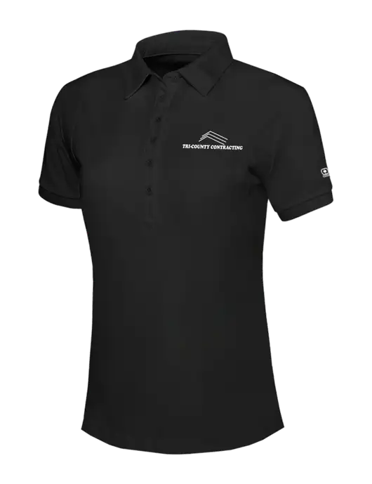 OGIO Womens Blacktop Jewel Polo w/Tri-County Logo