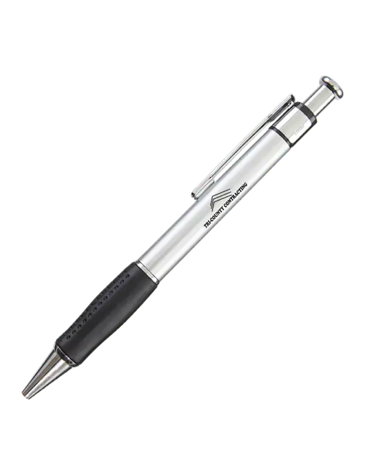 Malta Silver Pen - Black Ink w/Tri-County Logo
