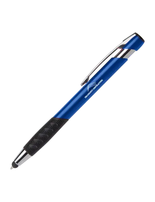 Alize Blue Stylus Black Ink Pen w/Tri-County Logo