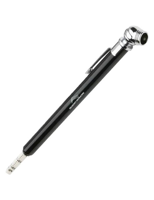 Quick View Black Tire Gauge w/Tri-County Logo