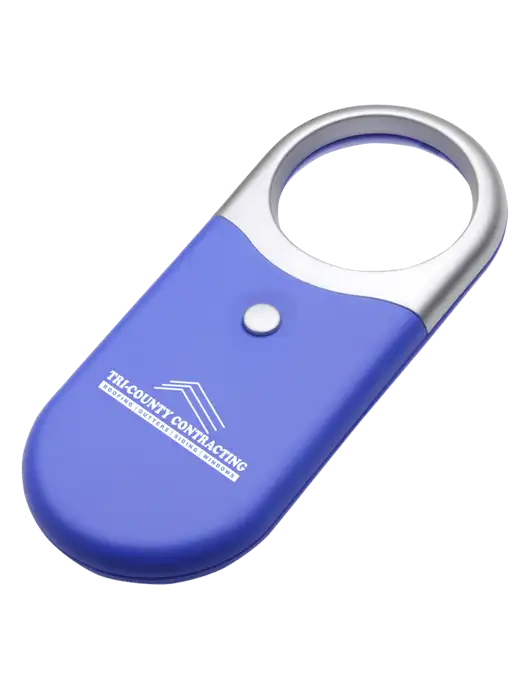 Compact Blue Magnifier Light w/Tri-County Logo