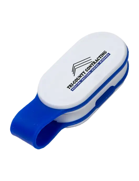 Magna Clip Blue Personal Safety Light w/Tri-County Logo