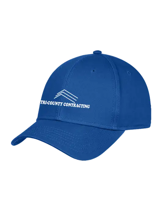 Royal Structured Cap Hook & Loop w/Tri-County Logo