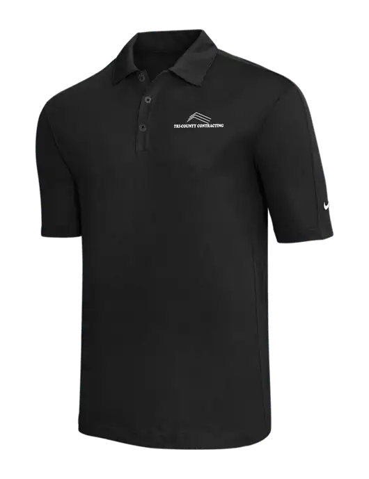 Nike Black Tech Sport Dri-FIT Polo w/Tri-County Logo