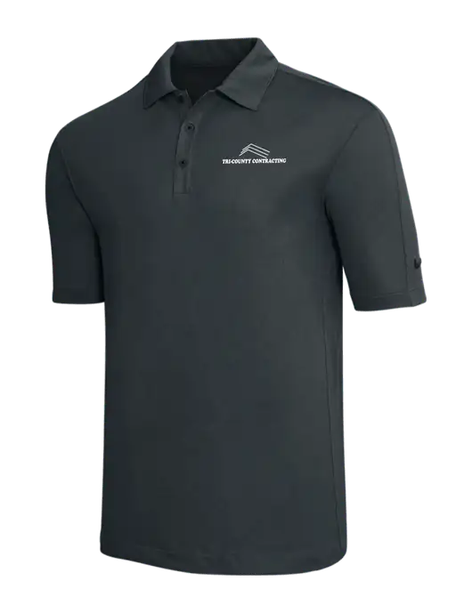 Nike Dark Grey Tech Sport Dri-FIT Polo w/Tri-County Logo