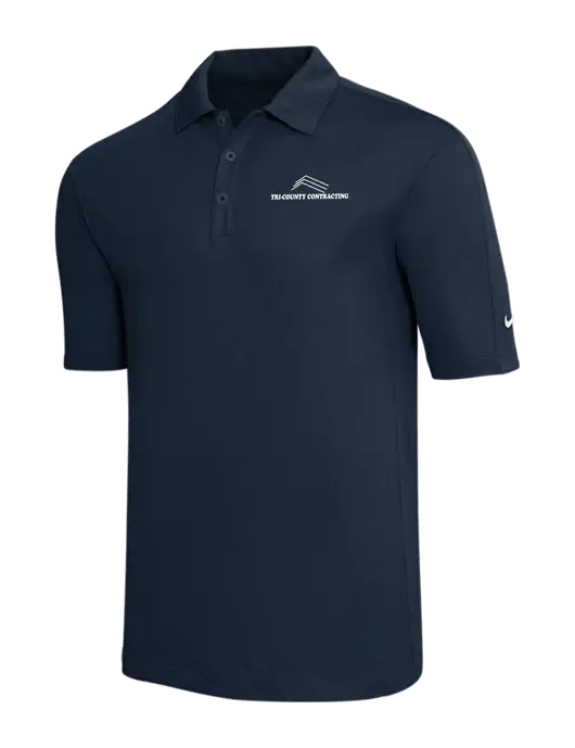 Nike Navy Tech Sport Dri-FIT Polo w/Tri-County Logo