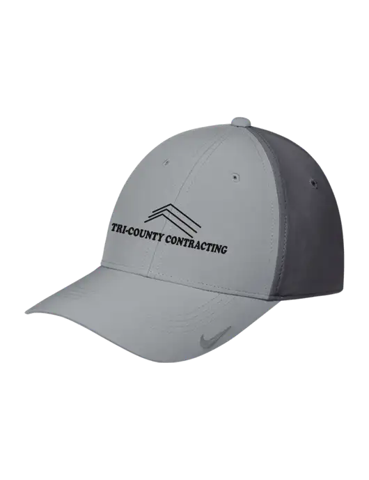 Nike Light Grey/Dark Grey Dri-FIT Legacy Cap w/Tri-County Logo