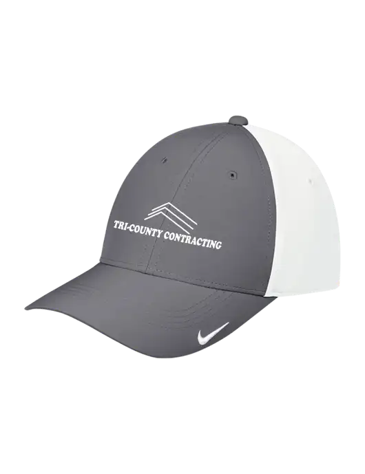 Nike Dark Grey/White Dri-FIT Legacy Cap w/Tri-County Logo
