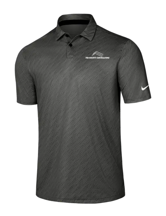 Nike Dark Grey Vapor Dash Polo w/Tri-County Logo