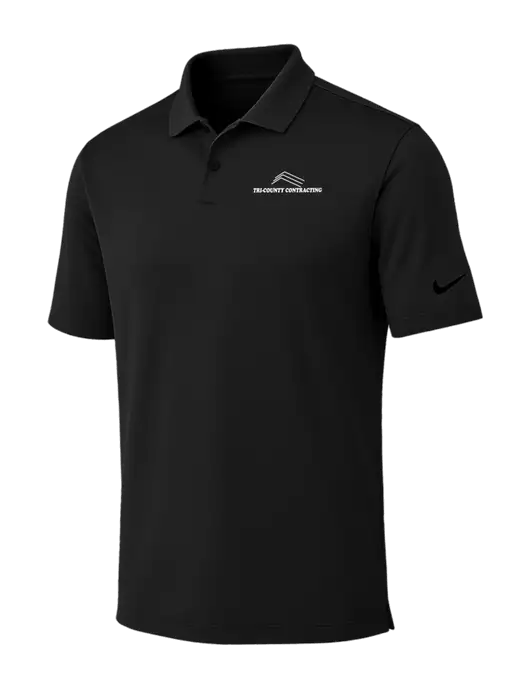 Nike Black Dri-FIT Vapor Polo w/Tri-County Logo