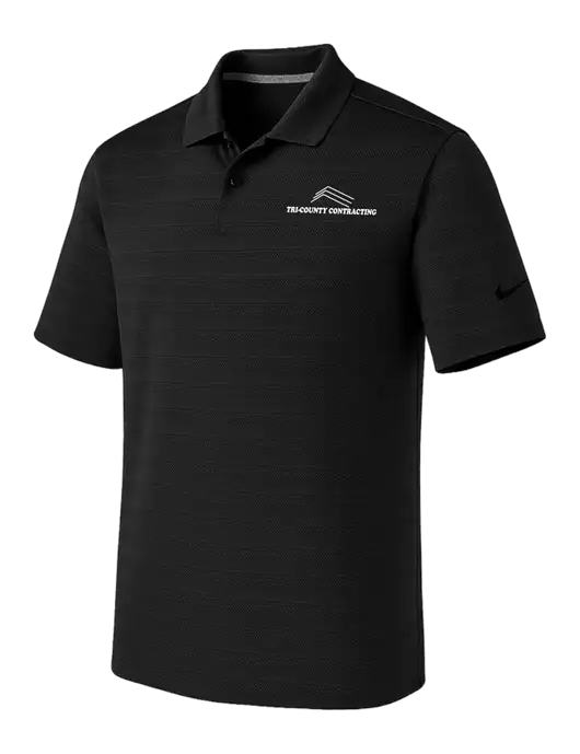 Nike Black Dri-FIT Vapor Jacquard Polo w/Tri-County Logo
