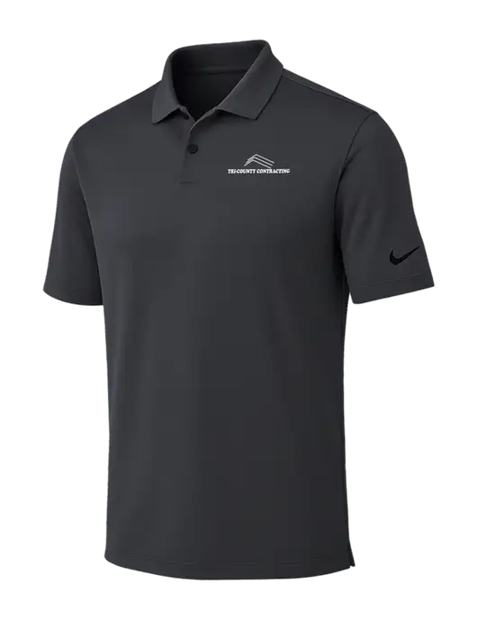 Nike Dark Grey Dri-FIT Vapor Polo w/Tri-County Logo