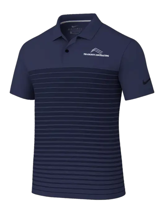Nike Navy Dri-FIT Vapor Block Polo w/Tri-County Logo