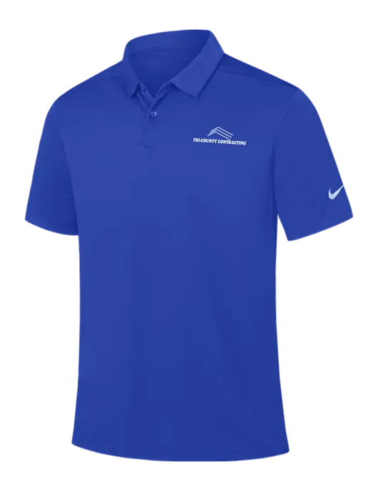 Nike Dark Royal Dry Essential Solid Polo w/Tri-County Logo