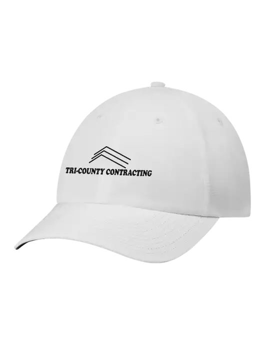 Richardson Relaxed Performance Lite White Cap w/Tri-County Logo