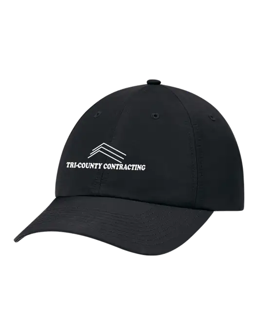 Richardson Relaxed Performance Lite Black Cap w/Tri-County Logo