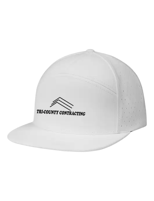 Richardson White Cannon Cap w/Tri-County Logo