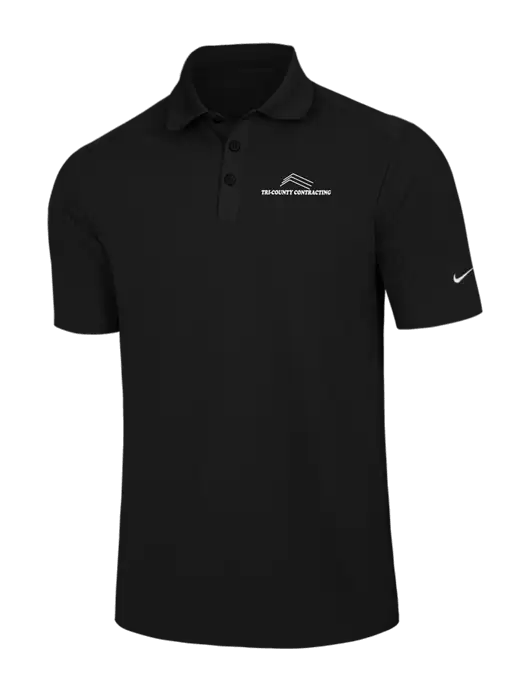 Nike Black Dri-FIT Classic Polo w/Tri-County Logo