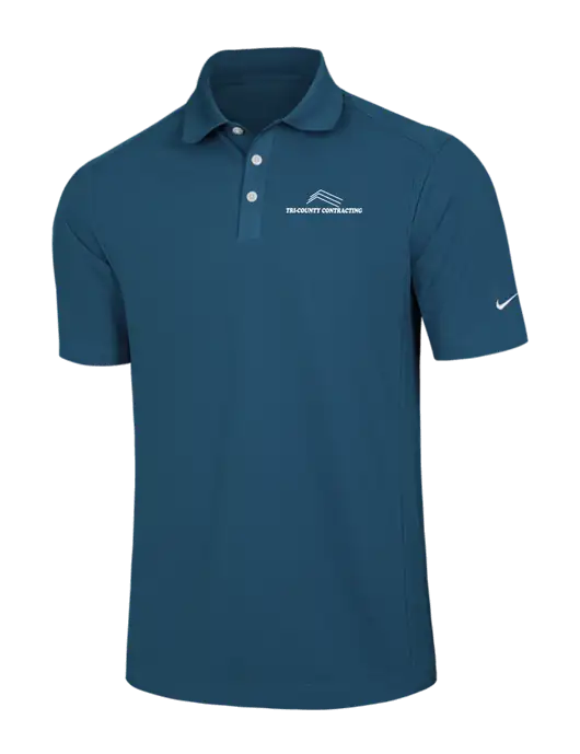 Nike Light Navy Dri-FIT Classic Polo w/Tri-County Logo