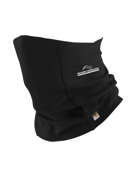 Carhartt Black Cotton Blend Filter Pocket Gaiter w/Tri-County Logo