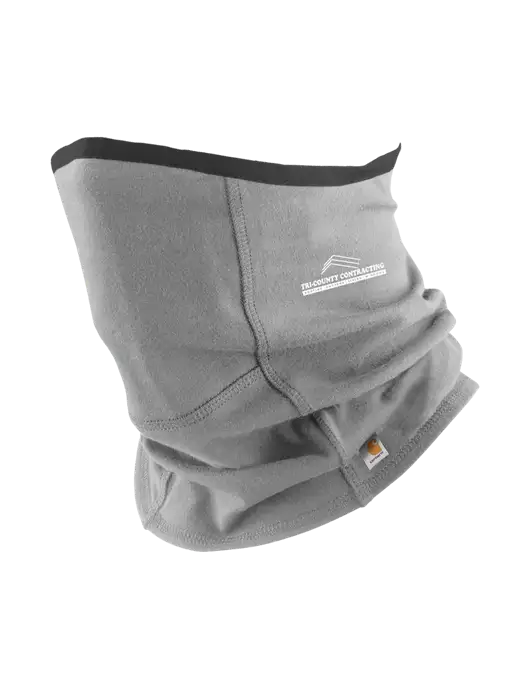 Carhartt Medium Grey Cotton Blend Filter Pocket Gaiter w/Tri-County Logo