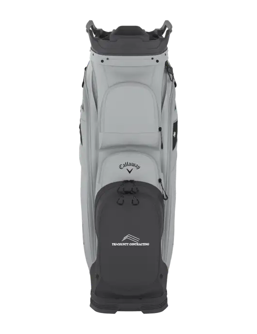 Callaway Org 14 Light Grey Golf Bag  w/Tri-County Logo