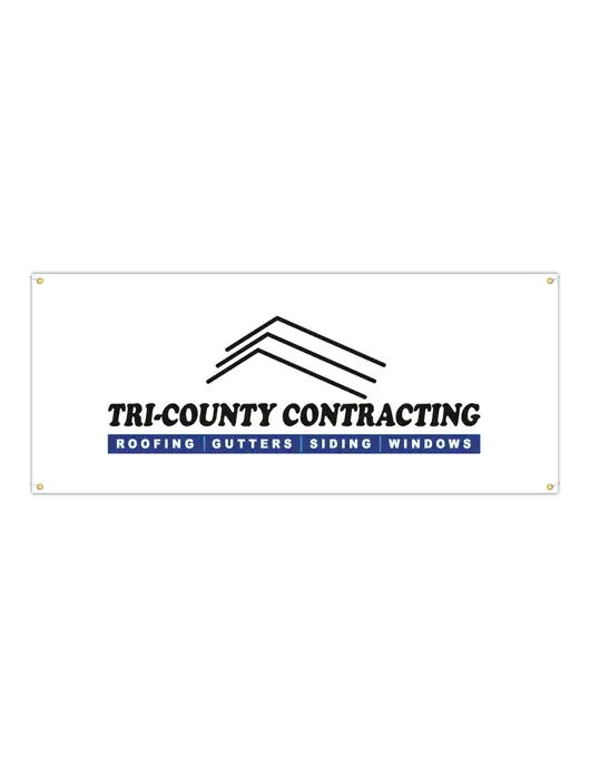 Vinyl Banner 72" x 30" w/Tri-County Logo