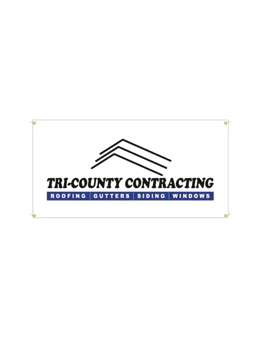 Vinyl Banner 48" x 24"  w/Tri-County Logo