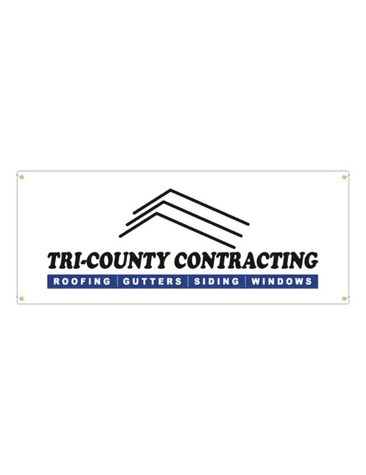 Vinyl Banner 120" x 48" w/Tri-County Logo