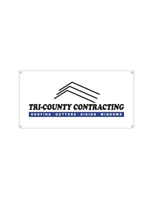 Vinyl Banner 72" x 36"  w/Tri-County Logo