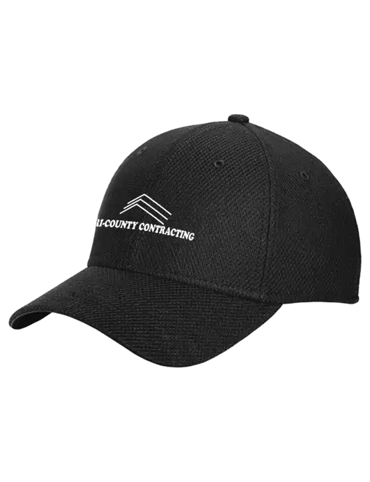New Era Diamond Era Black Stretch Cap w/Tri-County Logo