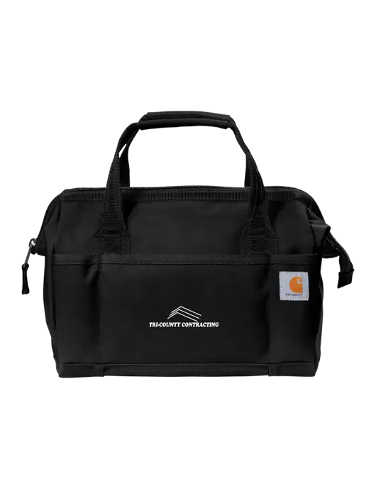Carhartt Foundry Series 14” Black Tool Bag w/Tri-County Logo