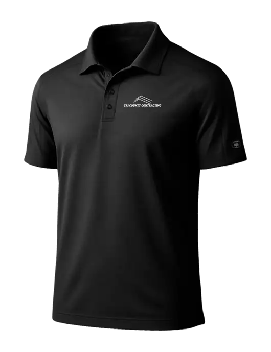 OGIO Linear Black Polo w/Tri-County Logo