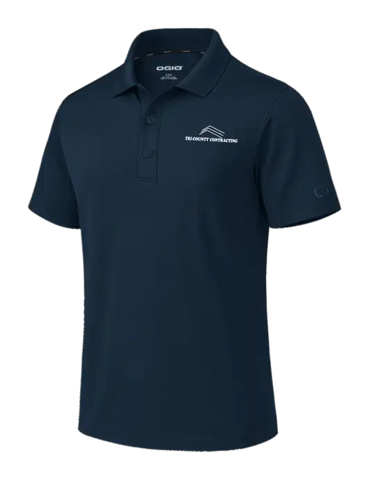 OGIO Envision Dark Navy Polo w/Tri-County Logo