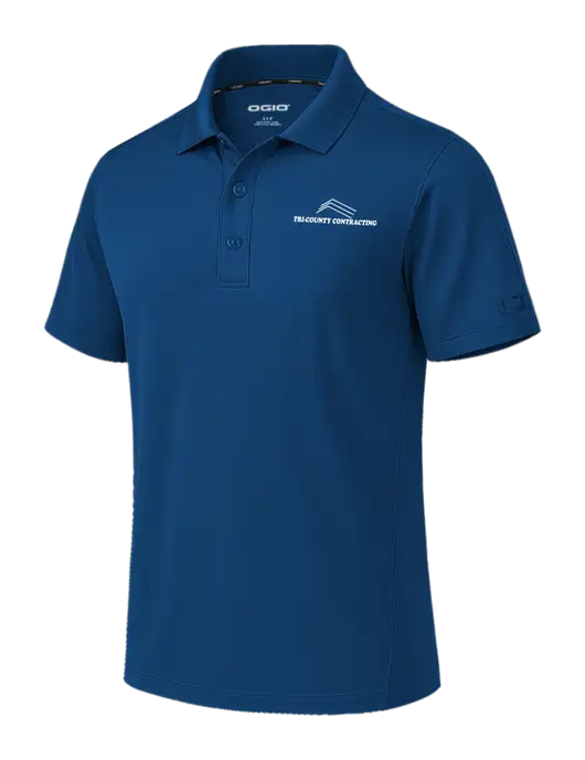 OGIO Envision Light Navy Polo w/Tri-County Logo
